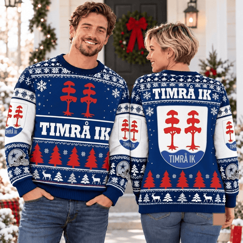 Timrå IK SHL Christmas Ugly Sweatshirt Custom Any name