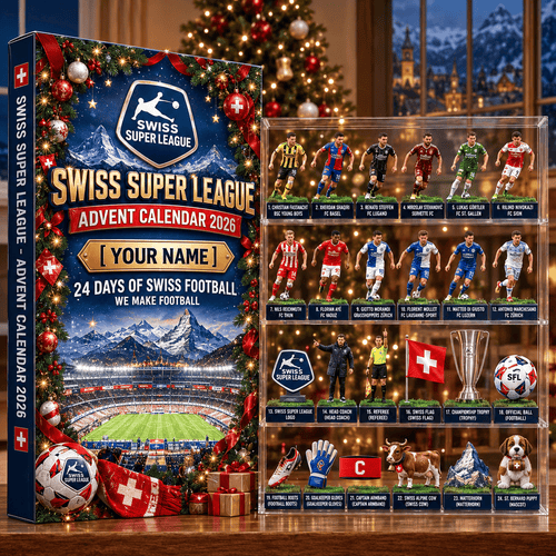 Swiss Super League Advent calendar Full Box Christmas Gifts Custom Name