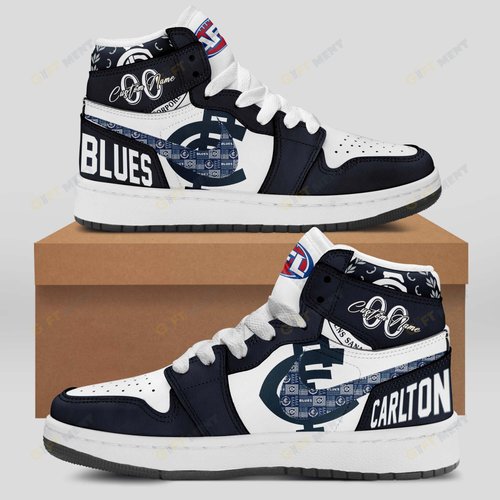 Personalized AFL Carlton Blues Air Jordan 1
