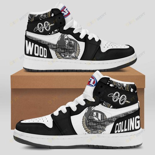 Personalized AFL Collingwood Magpies Air Jordan 1