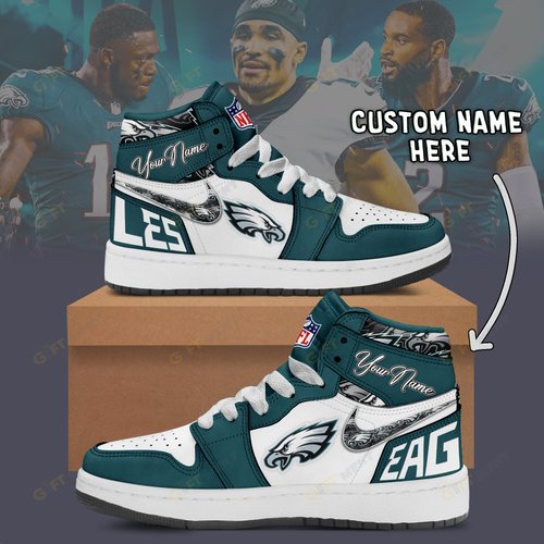 PERSONALIZED Philadelphia Eagles– Air Jordan 1