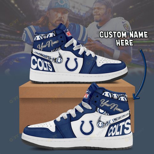 PERSONALIZED Indianapolis Colts– Air Jordan 1