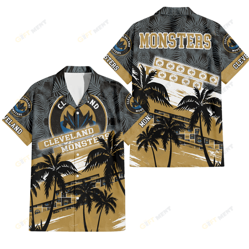 AHL Cleveland Monsters Hawaiian Shirt
