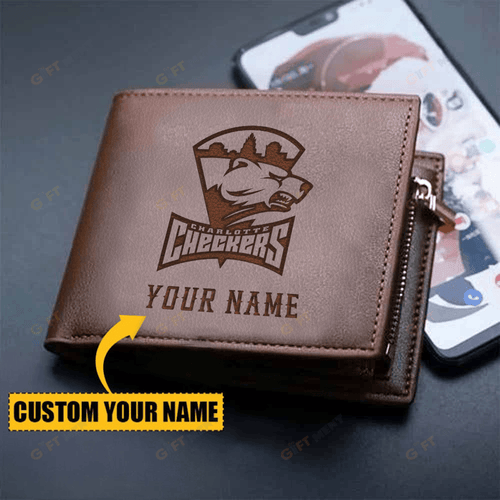 Charlotte Checkers Leather Wallet
