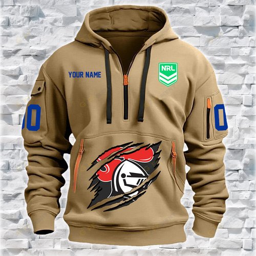 New Zealand Warriors Personalized Quarter Zip Hoodie for fan Limited Edition