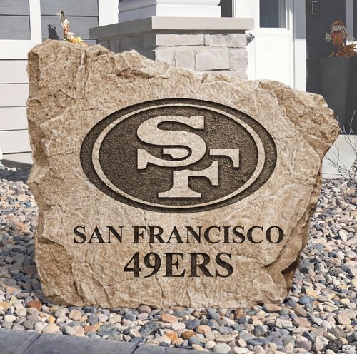 Personalized San Francisco 49ers Design A Stone Landscape Art | Home Decor