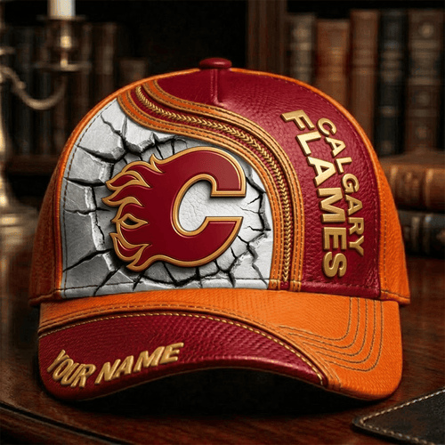 Personalized Calgary Flames Custom Name Hat