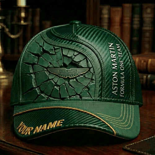 Personalized Aston Martin F1 Team Custom Name Hat