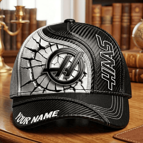 Personalized Haas F1 Team Custom Name Hat