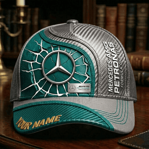 Personalized Mercedes-AMG Petronas F1 Team Custom Name Hat