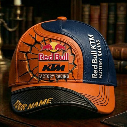 Personalized Red Bull KTM Factory Racing Custom Name Hat