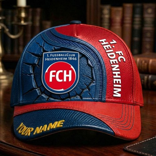 1. FC Heidenheim 1846 Personalized Cap | Premium Leather Fan Hat