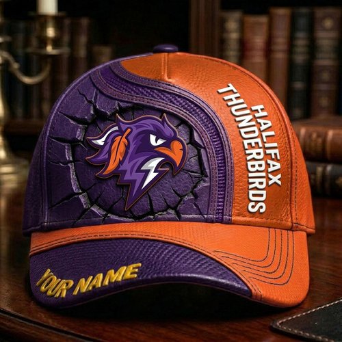 Halifax Thunderbirds Personalized Cap | Premium Leather Fan Hat