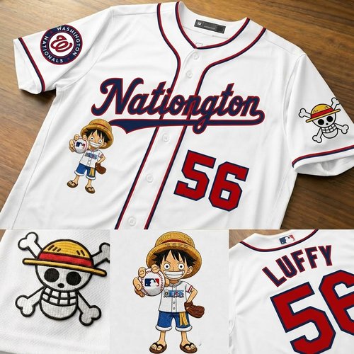 Personalize Washington Nationals x One Piece Vapor Premier Limited Jersey - All Stitched