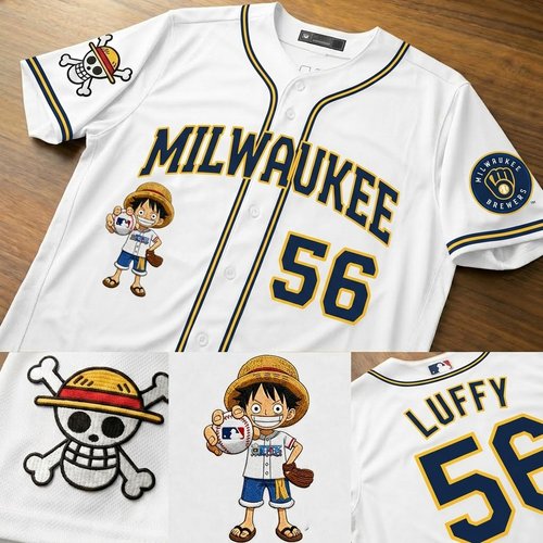 Personalize Milwaukee Brewers x One Piece Vapor Premier Limited Jersey - All Stitched