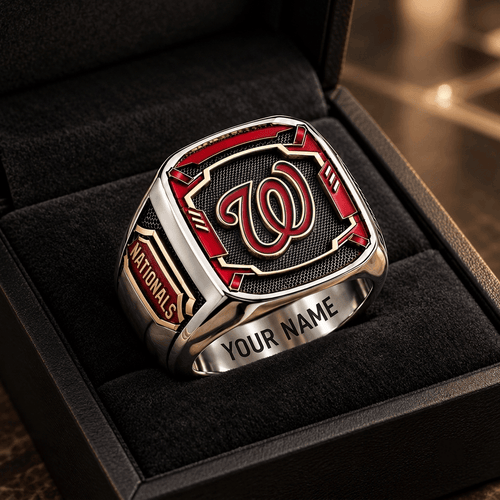 Washington Nationals MLB Custom Fan Ring Print Style 3
