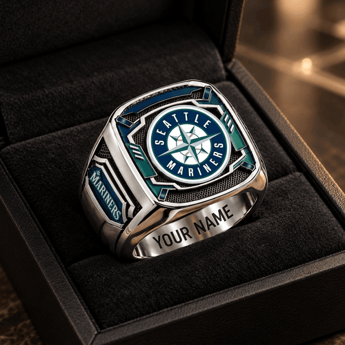 Seattle Mariners MLB Custom Fan Ring Print Style 3
