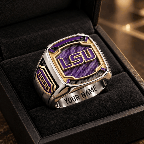 LSU Tigers NCAA Custom Fan Ring Print Style 3