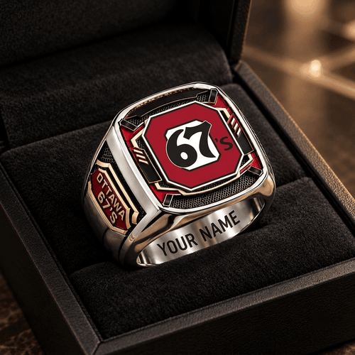 Ottawa 67's OHL Custom Fan Ring Print Style 3