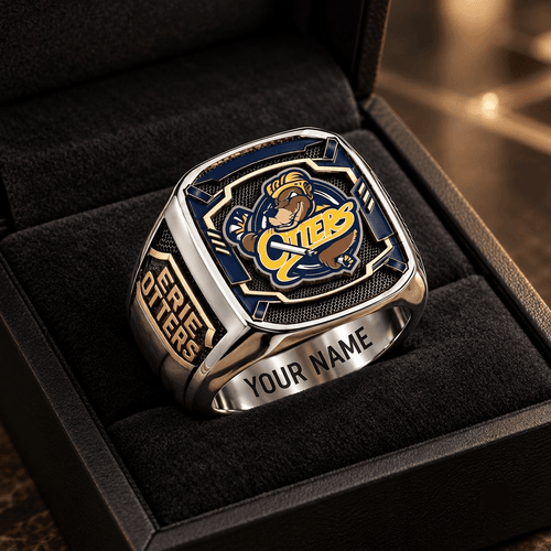 Erie Otters OHL Custom Fan Ring Print Style 3