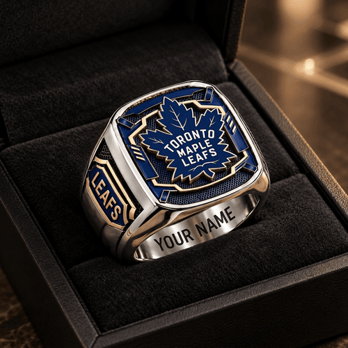 Toronto Maple Leafs NHL Custom Fan Ring Print Style 3