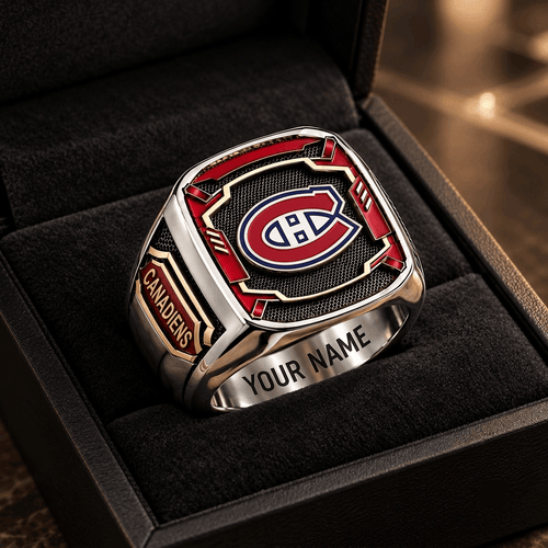 Montreal Canadiens NHL Custom Fan Ring Print Style 3