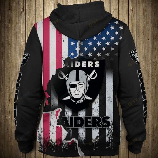 LAS VEGAS RAIDERS CHAMPS HOODIE 3D T2