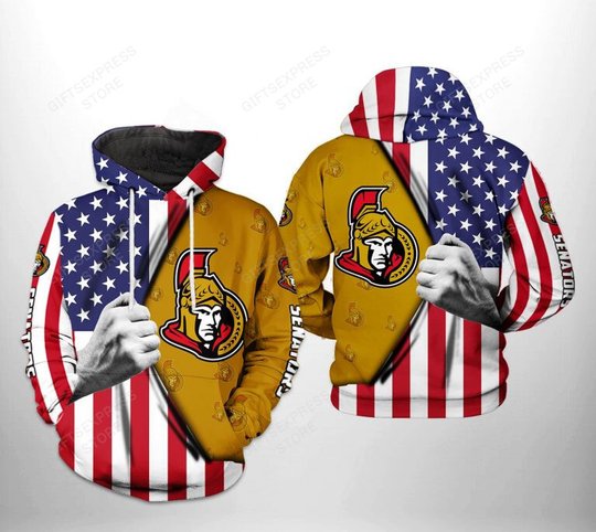 Ottawa Senators Hoodie 3d T15