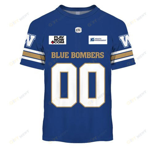 Personalized CFL Winnipeg Blue Bombers Jersey 2022 Hoodie