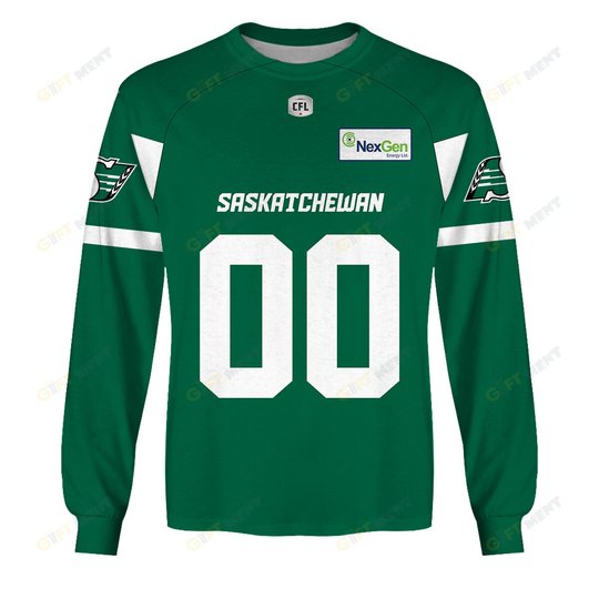 Personalized CFL Saskatchewan Roughriders Jersey 2022 Hoodie