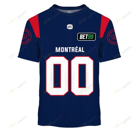 Personalized CFL Montreal Alouettes Jersey 2022 Hoodie