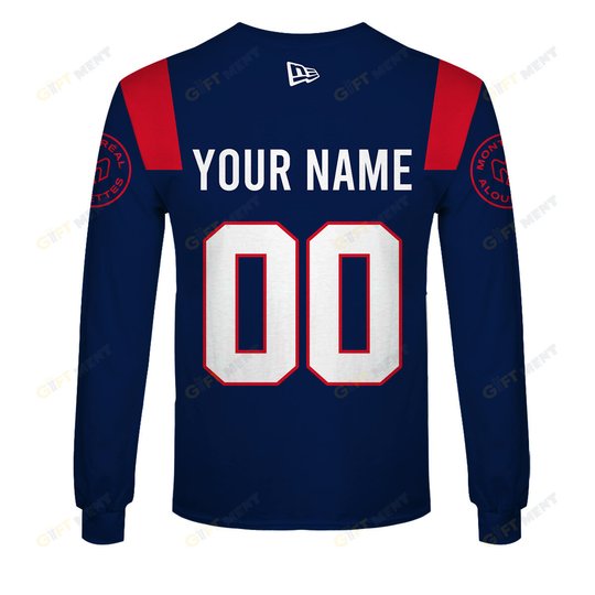 Personalized CFL Montreal Alouettes Jersey 2022 Hoodie