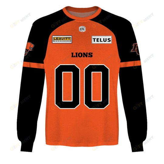 Personalized CFL BC Lions Jersey 2022 Hoodie