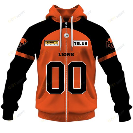 Personalized CFL BC Lions Jersey 2022 Hoodie