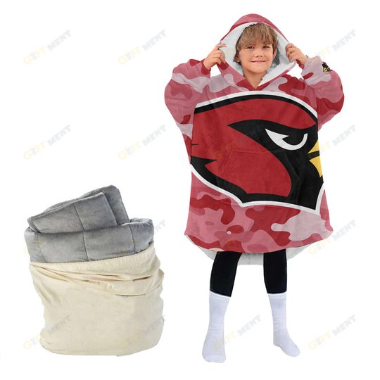 Arizona Cardinals Oodie Blanket Hoodie Snuggie Hoodies For All Family