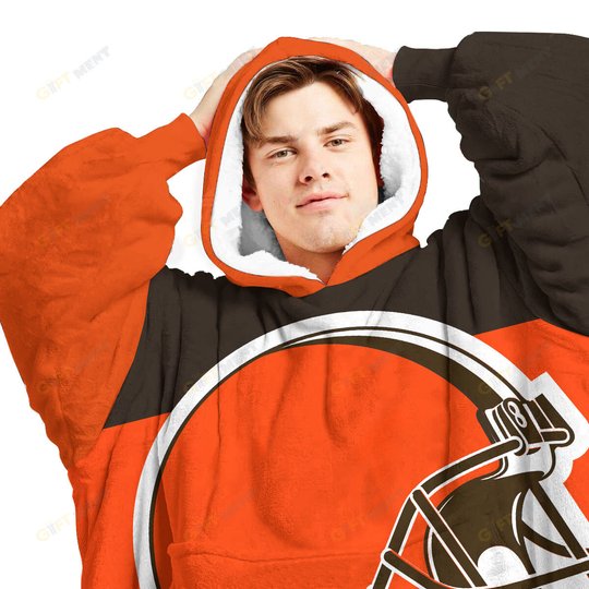 Cleveland Browns Oodie Blanket Hoodie Snuggie Hoodies For All Family