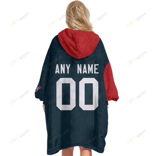 Houston Texans Oodie Blanket Hoodie Snuggie Hoodies For All Family