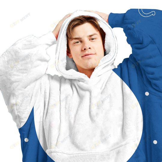 Indianapolis Colts Oodie Blanket Hoodie Snuggie Hoodies For All Family
