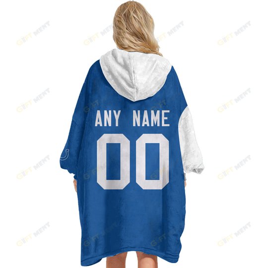 Indianapolis Colts Oodie Blanket Hoodie Snuggie Hoodies For All Family