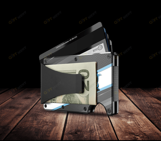 Carolina Panthers - Blocking Metal Wallets