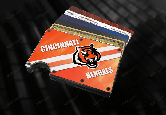 Cincinnati Bengals - Blocking Metal Wallets
