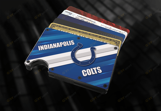 Indianapolis Colts - Blocking Metal Wallets