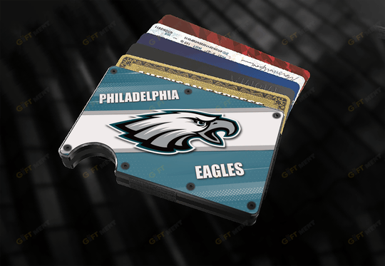 Philadelphia Eagles - Blocking Metal Wallets