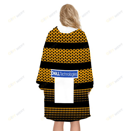 PREMIERSHIP RUGBY WASPS RFC 2022/23 HOME KIT Oodie, Flanket, Blanket Hoodie, Snuggie