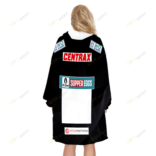 PREMIERSHIP RUGBY EXETER CHIEFS 2022/23 HOME KIT Oodie, Flanket, Blanket Hoodie, Snuggie