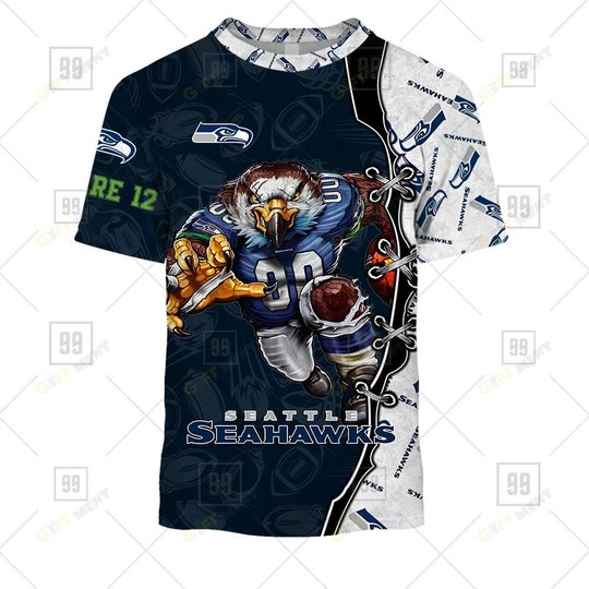 Seattle Seahawks 3D Hoodie