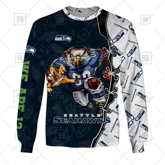Seattle Seahawks 3D Hoodie