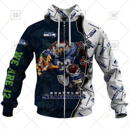 Seattle Seahawks 3D Hoodie