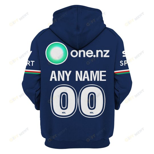 New Zealand Warriors 2023 Personalized Name And Number Edition Hoodie Jersey