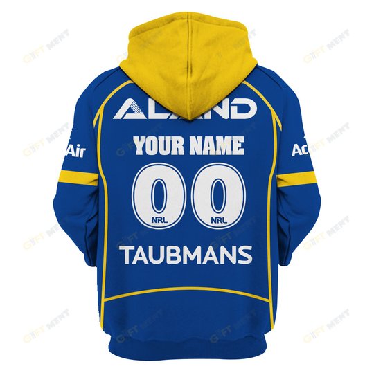 Parramatta Eels 2023 Personalized Name And Number Edition Hoodie Jersey